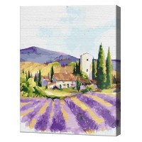 Картина по номерам Art Gallery Premium Акварельный Прованс 30x40cm (EX8673)