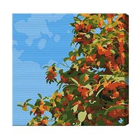 Картина по номерам Art Gallery Premium Апельсиновое дерево 20x20см (BX3226)
