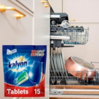 Detergent pentru mașine de spălat vase Kalyon Super Power 15pcs imaginea #2 — magazin online Desire.md