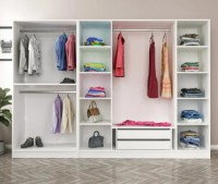 Dulap Trendy Kale 2451 White 270x190x52cm GTR004219 imaginea #2 — magazin online Desire.md