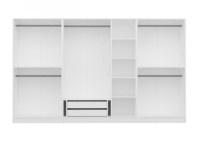 Dulap Trendy Kale 2453 White 315x190x52cm GTR004803 imaginea #4 — magazin online Desire.md