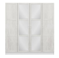 Dulap Trendy Kale 2457 White 180x190x52cm GTR004805 imaginea #4 — magazin online Desire.md