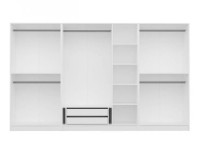 Dulap Trendy Kale 2464 White 315x190x52cm GTR004811 imaginea #5 — magazin online Desire.md
