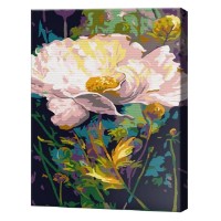 Картина по номерам Art Gallery Premium Большой белый цветок 20x30см (CX3597)