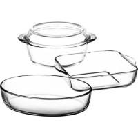 Set tave de copt Pasabahce Borcam (159071) 3pcs