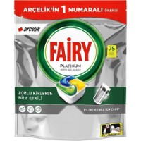 Detergent pentru mașine de spălat vase Fairy Platinum All in One 75pcs