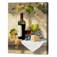Tablou pe numere Art Gallery Premium Vin și cașcaval 40x50cm (GX43113)