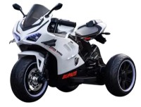 Mașinuța electrica BabyLand White 12V4Ah 2x380 (JE-333)