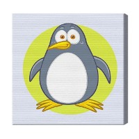 Tablou pe numere Art Gallery Premium Пингвинчик 20x20см (BX2746)