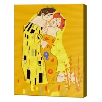 Tablou pe numere Art Gallery Premium Поцелуй 20x30см (CX4802)