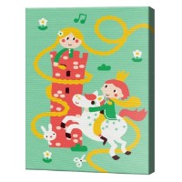 Tablou pe numere Art Gallery Premium Принцесса в башне 20x30см (CX3368)