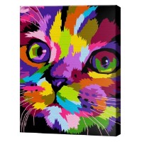 Tablou pe numere Art Gallery Premium Motănaș multicolor 20x30cm (CX4504)