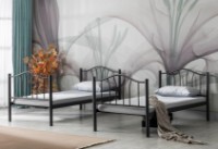 Pat supraetajat Evger R-25 90x200cm Black imaginea #4 — magazin online Desire.md