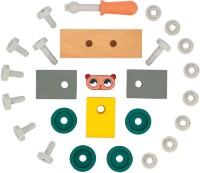 Set de construcție Janod Brico'Kids DIY Car Bear (J06458) imaginea #2 — magazin online Desire.md