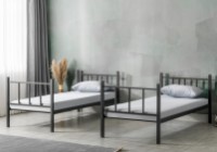 Pat supraetajat Evger R-90 90x200cm Black imaginea #2 — magazin online Desire.md