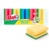 Губки для уборки Magic Clean Effect for Kitchen 5pcs