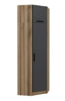 Dulap Trendy Kale 2303 Oak/Anthracit 74x235x52cm GTR004787 imaginea #4 — magazin online Desire.md