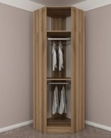 Dulap Trendy Kale 2304 Oak/Anthracit 74x255x52cm GTR004788 imaginea #3 — magazin online Desire.md