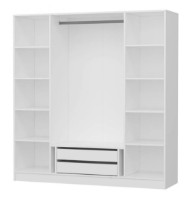 Dulap Trendy Kale 2449 White 180x190x52cm GTR004801 imaginea #4 — magazin online Desire.md