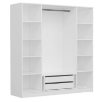 Dulap Trendy Kale 2449 White 180x190x52cm GTR004801 imaginea #5 — magazin online Desire.md