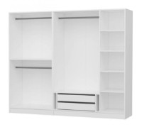 Dulap Trendy Kale 2450 White 225x190x52cm GTR004802 imaginea #4 — magazin online Desire.md