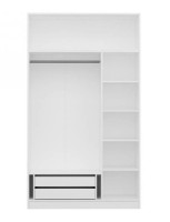 Dulap Trendy Kale 255 White 135x255x52cm GTR004755 imaginea #4 — magazin online Desire.md