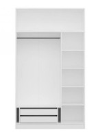 Dulap Trendy Kale 255 White 135x255x52cm GTR004757 imaginea #5 — magazin online Desire.md