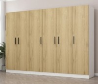 Dulap Trendy Kale 2703 Walnut/White 270x190x52cm GTR004224 imaginea #3 — magazin online Desire.md