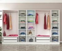 Dulap Trendy Kale 2706 Walnut/White 315x190x52cm GTR004227 imaginea #3 — magazin online Desire.md