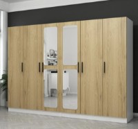 Dulap Trendy Kale 2717 Walnut/White 270x190x52cm GTR004234 imaginea #5 — magazin online Desire.md