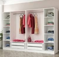 Dulap Trendy Kale 2717 Walnut/White 270x190x52cm GTR004234 imaginea #2 — magazin online Desire.md