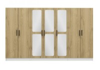 Dulap Trendy Kale 2718 Walnut/White 315x190x52cm GTR004235 imaginea #3 — magazin online Desire.md