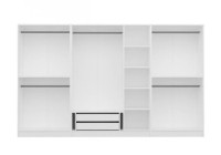 Dulap Trendy Kale 2718 Walnut/White 315x190x52cm GTR004235 imaginea #4 — magazin online Desire.md