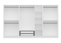 Dulap Trendy Kale 2719 Walnut/White 315x190x52cm GTR004236 imaginea #4 — magazin online Desire.md