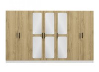 Dulap Trendy Kale 2720 Walnut/White 315x190x52cm GTR004237 imaginea #3 — magazin online Desire.md