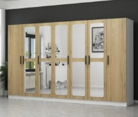 Dulap Trendy Kale 2721 Walnut/White 315x190x52cm GTR004238 imaginea #5 — magazin online Desire.md