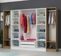 Dulap Trendy Kale 3077 Walnut/White 270x190x52cm GTR004240 imaginea #2 — magazin online Desire.md