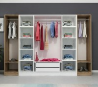 Dulap Trendy Kale 3077 Walnut/White 270x190x52cm GTR004240 imaginea #3 — magazin online Desire.md