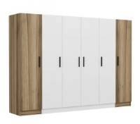 Dulap Trendy Kale 3077 Walnut/White 270x190x52cm GTR004240 imaginea #4 — magazin online Desire.md