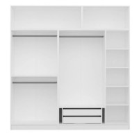 Dulap Trendy Kale 3085 White 225x235x52cm GTR004246 imaginea #5 — magazin online Desire.md