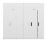 Dulap Trendy Kale 3086 White 270x235x52cm GTR004247 imaginea #2 — magazin online Desire.md