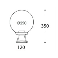 Садовый светильник Fumagalli G26114000LYV1K фото №2 — интернет-магазин Desire.md