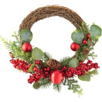 Cunună de Crăciun Casa Masa 35cm (DY56427)