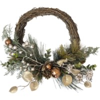 Cunună de Crăciun Casa Masa 45cm (DY56304)