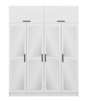 Dulap Trendy Kale 3095 White 180x235x52cm GTR004252 imaginea #4 — magazin online Desire.md