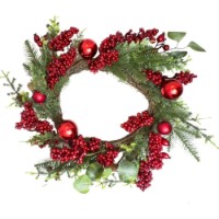 Cunună de Crăciun Casa Masa 50cm (DY56488)