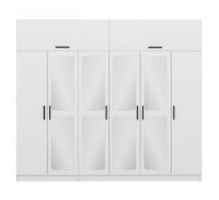 Dulap Trendy Kale 3098 White 270x235x52cm GTR004255 imaginea #3 — magazin online Desire.md