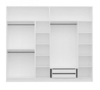Dulap Trendy Kale 3098 White 270x235x52cm GTR004255 imaginea #5 — magazin online Desire.md