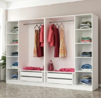 Dulap Trendy Kale 3112 White/Walnut 270x190x52cm GTR004265 imaginea #5 — magazin online Desire.md