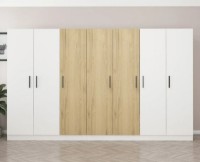 Dulap Trendy Kale 3114 White/Walnut 315x190x52cm GTR004267